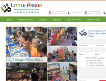 Tablet Screenshot of littlepandachildcare.com